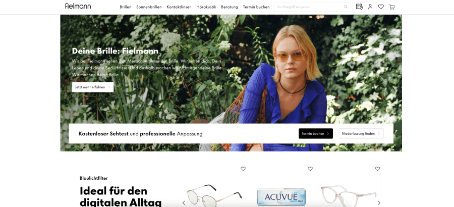 Fielmann Online shop